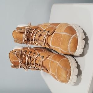 Timberland Patchwork Monogram Leather Boot 36072 2240